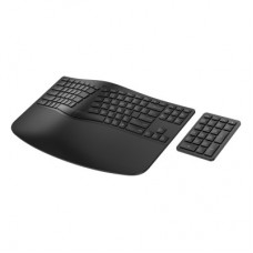 Клавіатура HP 960 BLK Ergonomic split-zone UA Black (7E755AA) - Фото