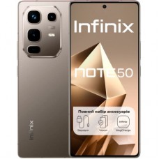 Мобільний телефон Infinix Note 50 8/256 Gb Titanium Grey (4894947066382) - Фото