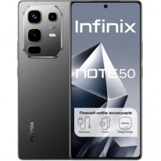 Мобільний телефон Infinix Note 50 8/256 Gb Shadow Black (4894947066412) - Фото