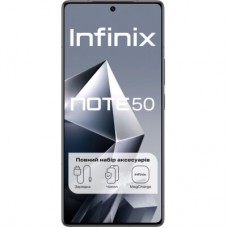 Мобільний телефон Infinix Note 50 8/256 Gb Shadow Black (4894947066412) - Фото