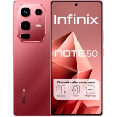 Мобільний телефон Infinix Note 50 8/256 Gb Burgundy Red (4894947066405) - Фото