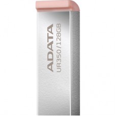 USB флешнакопичувач ADATA 128 GB UR350 Silver/Beige USB 3.2 (UR350-128G-RSR/BG) - Фото