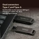 USB флеш накопитель Patriot 64GB Rage R550 Matte Black USB/Type-C 3.2 (PE64GR550DSAD) USB флеш накопитель Patriot 64GB Rage R550 Matte Black USB/Type-C 3.2 (PE64GR550DSAD)