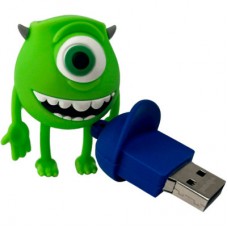 USB флеш накопитель Wibrand 16GB Mike Wazowski Green USB 2.0 (WI2.0/MW16G) - Фото