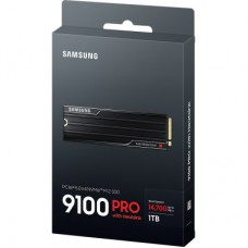 Накопичувач SSD M.2 2280 1 TB 9100 PRO Heatsink Samsung (MZ-VAP1T0CW) - Фото
