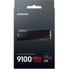Накопичувач SSD M.2 2280 4TB 9100 PRO Heatsink Samsung (MZ-VAP4T0CW) - Фото