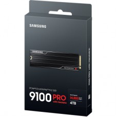 Накопичувач SSD M.2 2280 4TB 9100 PRO Heatsink Samsung (MZ-VAP4T0CW) - Фото