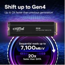 Накопитель SSD M.2 2280 2TB P310 with heatsink Micron (CT2000P310SSD5) Накопитель SSD M.2 2280 2TB P310 with heatsink Micron (CT2000P310SSD5) - Фото