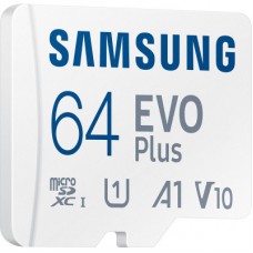 Картка пам'яті Samsung 64 GB microSD class 10 UHS-I U3 V30 A2 EVO Plus (MB-MC64SA/EU) - Фото