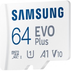 Картка пам'яті Samsung 64 GB microSD class 10 UHS-I U3 V30 A2 EVO Plus (MB-MC64SA/EU) - Фото