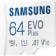 Картка пам'яті Samsung 64 GB microSD class 10 UHS-I U3 V30 A2 EVO Plus (MB-MC64SA/EU)