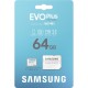 Картка пам'яті Samsung 64 GB microSD class 10 UHS-I U3 V30 A2 EVO Plus (MB-MC64SA/EU)