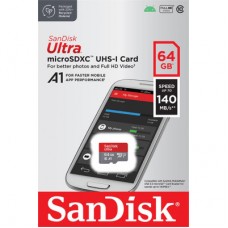 Картка пам'яті SanDisk 64 GB microSDXC class 10 UHS-I A1 (SDSQUAB-064G-GN6MN) Картка пам'яті SanDisk 64 GB microSDXC class 10 UHS-I A1 (SDSQUAB-064G-GN6MN) - Фото