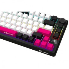 Клавиатура Lorgar KBP7075W Pro RGB Wireless/Bluetooth/USB UA Black/red (LRG-KBP7075W-BK-US) - Фото