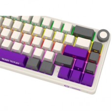 Клавиатура Lorgar KBP70MW Pro RGB Wireless/Bluetooth/USB UA Beige (LRG-KBP70MW-RT-US) - Фото