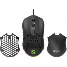 Мышка Sandberg FlexCover 6D Wireless Huano Black (640-28) - Фото