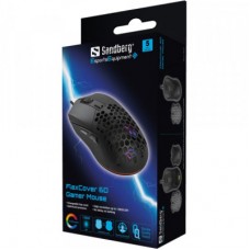 Мышка Sandberg FlexCover 6D Wireless Huano Black (640-28) - Фото