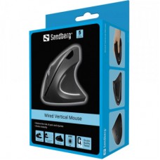 Мышка Sandberg Vertical Mouse Pro USB Black (630-14) - Фото