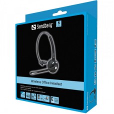 Наушники Sandberg Wireless Office Headset Mono Black (126-23) - Фото