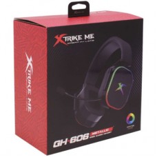 Наушники Xtrike ME GH-606 XBOX/PS/PC USB+3.5 мм RGB Black (GH-606) - Фото
