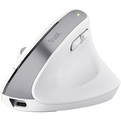Мышка Trust Bayo+ Ergonomic Wireless/Bluetooth White (25399)
