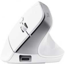 Мышка Trust Bayo+ Ergonomic Wireless/Bluetooth White (25399) - Фото