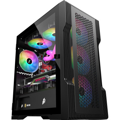 Корпус 1stPlayer T3-BK-4F1