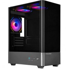 Корпус Prologix Lumi GM-01AB Glass Black - Фото