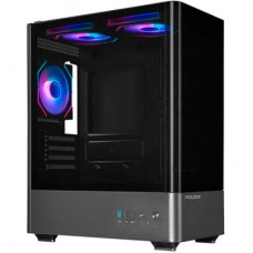 Корпус Prologix Lumi GM-01AB Glass Black - Фото