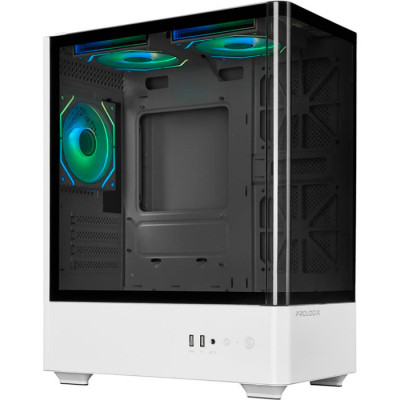 Корпус Prologix Lumi GM-01AW Glass White