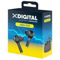Навушники X-Digital HBS-210 Black (HBS-210K) - Фото