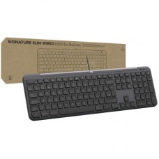 Клавіатура Logitech Signature Slim K620 for Business USB-C UA Graphite (920-013333) - Фото