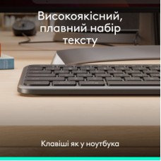 Клавіатура Logitech Signature Slim K620 for Business USB-C UA Graphite (920-013333) - Фото