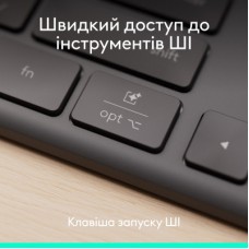 Клавіатура Logitech Signature Slim K620 for Business USB-C UA Graphite (920-013333) - Фото