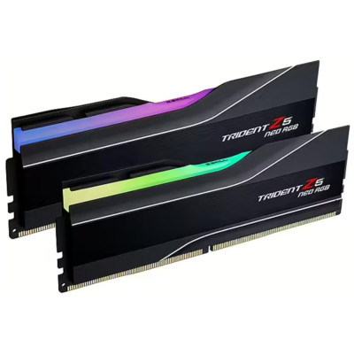 Модуль памяти для компьютера DDR5 48GB (2x24GB) 6400 MHz Trident Z5 Neo RGB Matte Black G.Skill