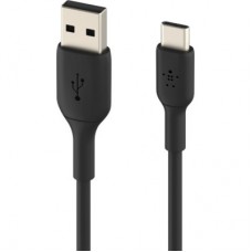 Дата кабель USB 2.0 AM to Type-C 1.0m PVC black Belkin (CAB001BT1MBK) - Фото
