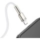 Дата кабель USB 2.0 AM to Lightning 2.0m Cafule Series Metal 2.4A White Baseus (CALJK-B02) Дата кабель USB 2.0 AM to Lightning 2.0m Cafule Series Metal 2.4A White Baseus (CALJK-B02)
