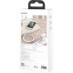 Дата кабель USB 2.0 AM to Lightning 2.0m Cafule Series Metal 2.4A White Baseus (CALJK-B02) Дата кабель USB 2.0 AM to Lightning 2.0m Cafule Series Metal 2.4A White Baseus (CALJK-B02)