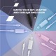 Дата кабель USB-C to USB-C 1.0m OnWire 60CL C-C 60 W COLOR Braided 1 m Black Canyon (CND-CCAP60AB10B)