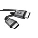 Дата кабель USB-C to USB-C 1.0m USB4 40Gbps 240W 8K60Hz black Armorstandart (ARM81921) Дата кабель USB-C to USB-C 1.0m USB4 40Gbps 240W 8K60Hz black Armorstandart (ARM81921)