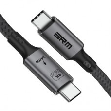 Дата кабель USB-C to USB-C 1.0m USB4 40Gbps 240W 8K60Hz black Armorstandart (ARM81921) Дата кабель USB-C to USB-C 1.0m USB4 40Gbps 240W 8K60Hz black Armorstandart (ARM81921) - Фото