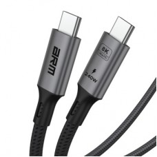 Дата кабель USB-C to USB-C 1.0m USB4 40Gbps 240W 8K60Hz black Armorstandart (ARM81921) Дата кабель USB-C to USB-C 1.0m USB4 40Gbps 240W 8K60Hz black Armorstandart (ARM81921) - Фото