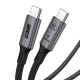 Дата кабель USB-C to USB-C 1.0m USB4 40Gbps 240W 8K60Hz black Armorstandart (ARM81921) Дата кабель USB-C to USB-C 1.0m USB4 40Gbps 240W 8K60Hz black Armorstandart (ARM81921)