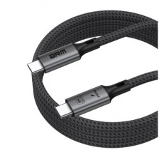 Дата кабель USB-C to USB-C 1.0m USB4 40Gbps 240W 8K60Hz black Armorstandart (ARM81921) Дата кабель USB-C to USB-C 1.0m USB4 40Gbps 240W 8K60Hz black Armorstandart (ARM81921) - Фото