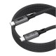 Дата кабель USB-C to USB-C 1.0m USB4 40Gbps 240W 8K60Hz black Armorstandart (ARM81921) Дата кабель USB-C to USB-C 1.0m USB4 40Gbps 240W 8K60Hz black Armorstandart (ARM81921)