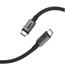 Дата кабель USB-C to USB-C 1.0m USB4 40Gbps 240W 8K60Hz black Armorstandart (ARM81921) Дата кабель USB-C to USB-C 1.0m USB4 40Gbps 240W 8K60Hz black Armorstandart (ARM81921) - Фото