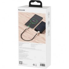 Дата кабель USB 3.1 AM to Type-C 0.25m CAKF 6.0A 66W Cafule Series Metal Data Cable Black Baseus (CAKF000001) - Фото