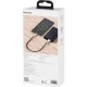Дата кабель USB 3.1 AM to Type-C 0.25m CAKF 6.0A 66W Cafule Series Metal Data Cable Black Baseus (CAKF000001)