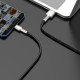 Дата кабель USB 2.0 AM to USB-C 1.0m Cafule Metal 66W black Baseus (CAKF000101) Дата кабель USB 2.0 AM to USB-C 1.0m Cafule Metal 66W black Baseus (CAKF000101)