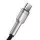 Дата кабель USB 2.0 AM to USB-C 1.0m Cafule Metal 66W black Baseus (CAKF000101) Дата кабель USB 2.0 AM to USB-C 1.0m Cafule Metal 66W black Baseus (CAKF000101)